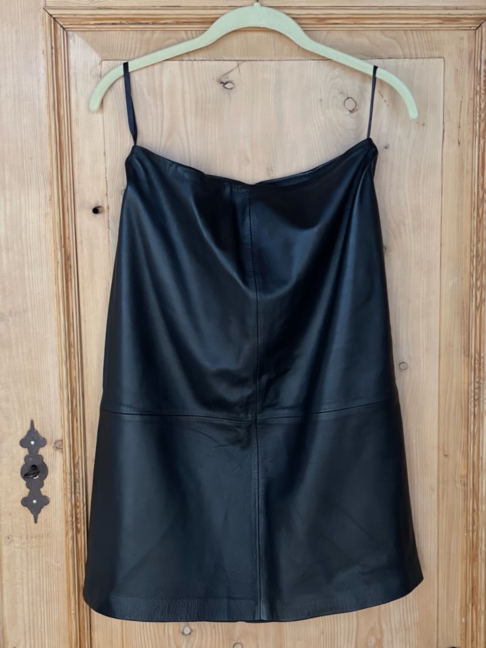 Gap a-line leather skirt, size 4